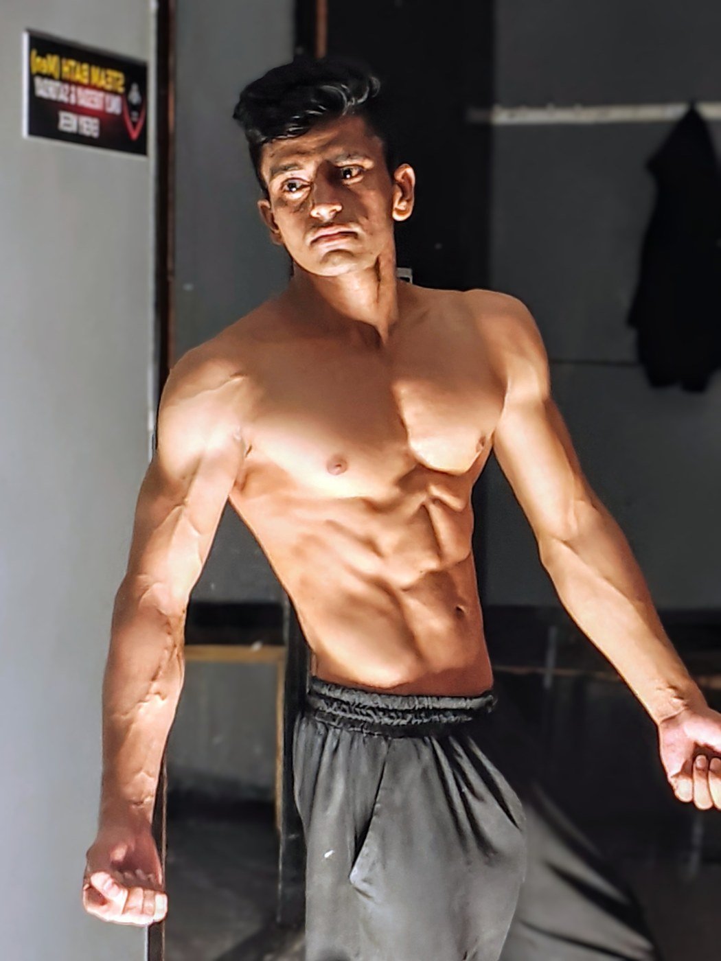 Narendra Saini training