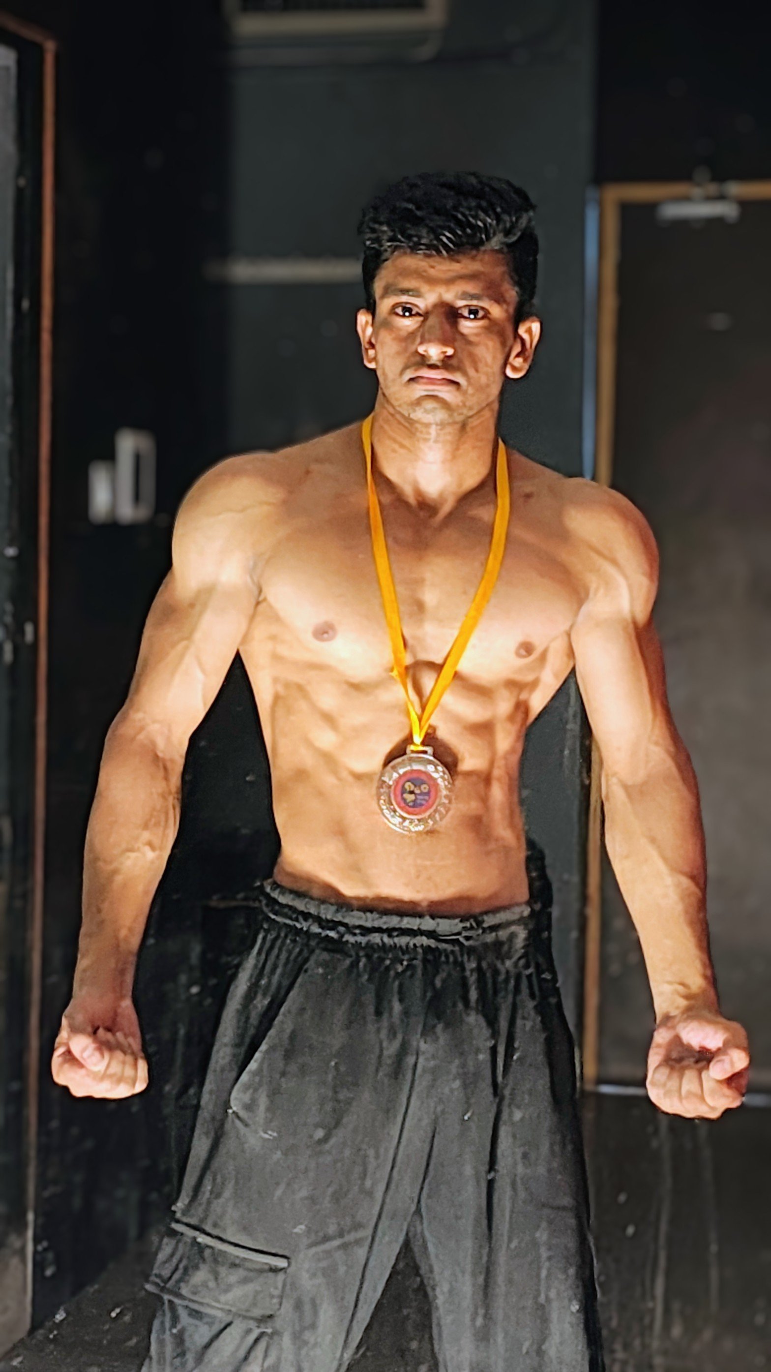 Narendra Saini gym session